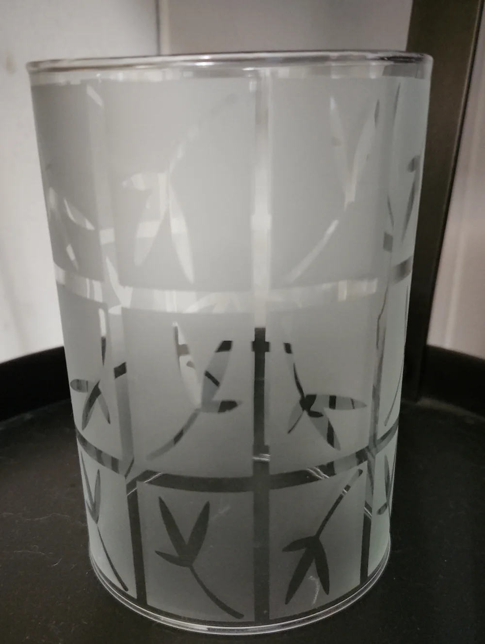 Partylite Bamboo Wall Sconce Etched Glass Replacement Globe